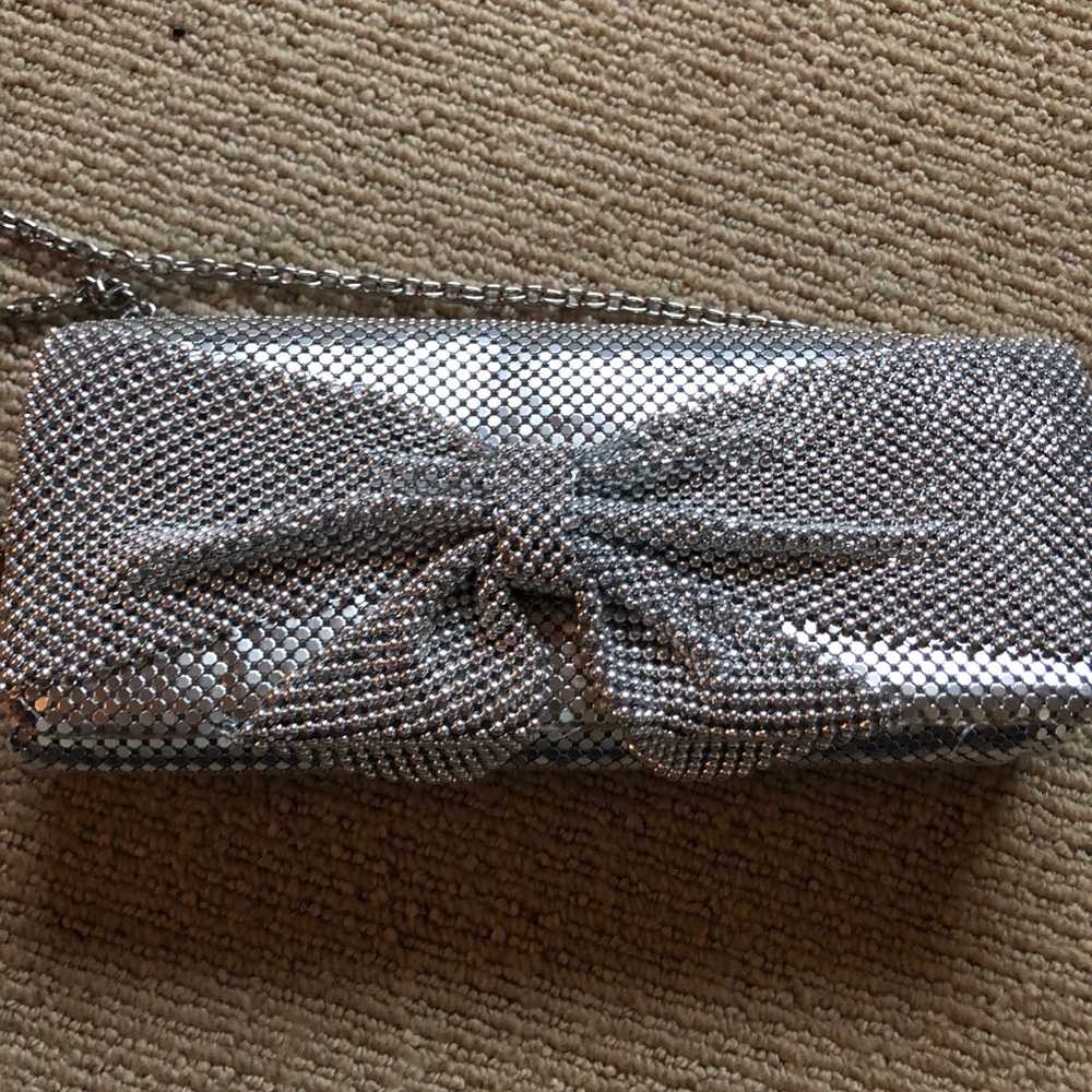 Jessica McClintock mesh metal bag